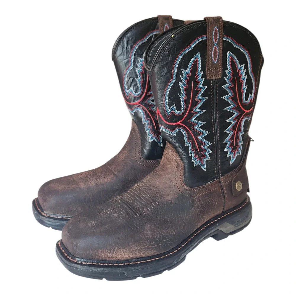 WorkHog XT EZ Zip Carbon Toe Work Boots 10035908 Size 9.5 D‎